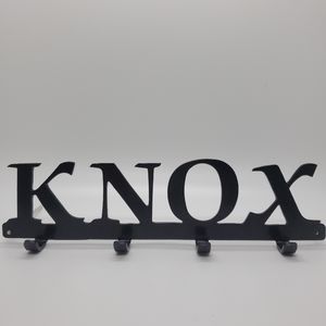 Personalized dog name leash hooks
